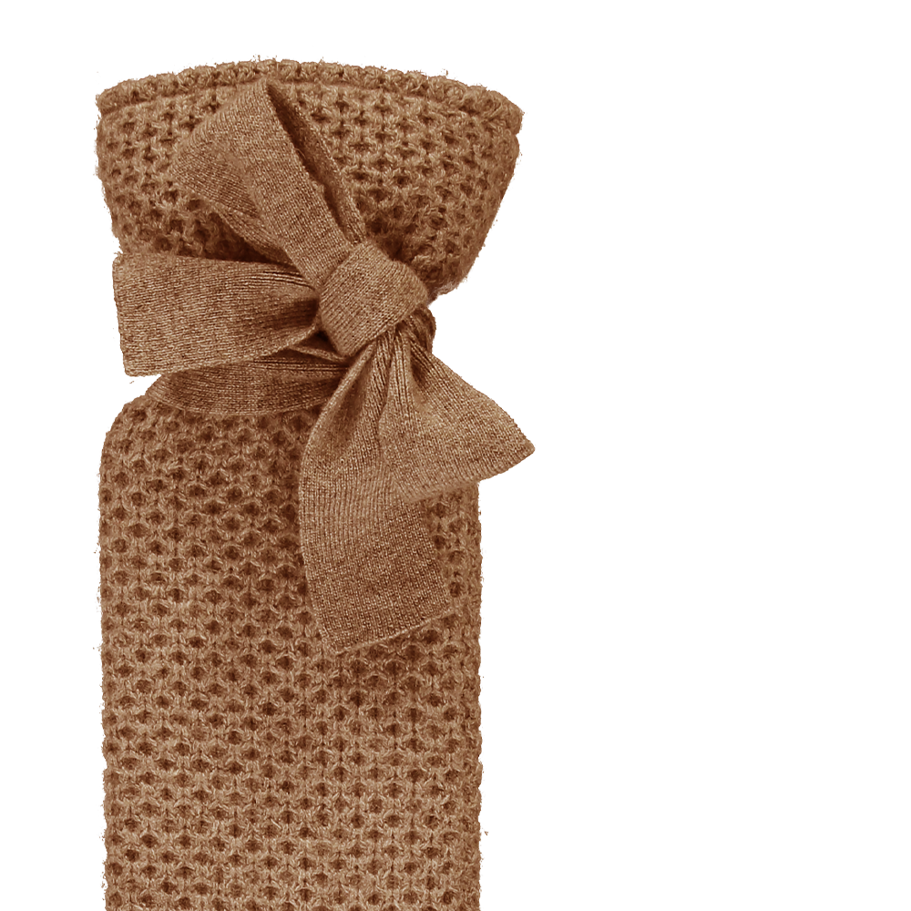 YUYU 10% Cashmere Hot Water Bottle in Richmond Camel