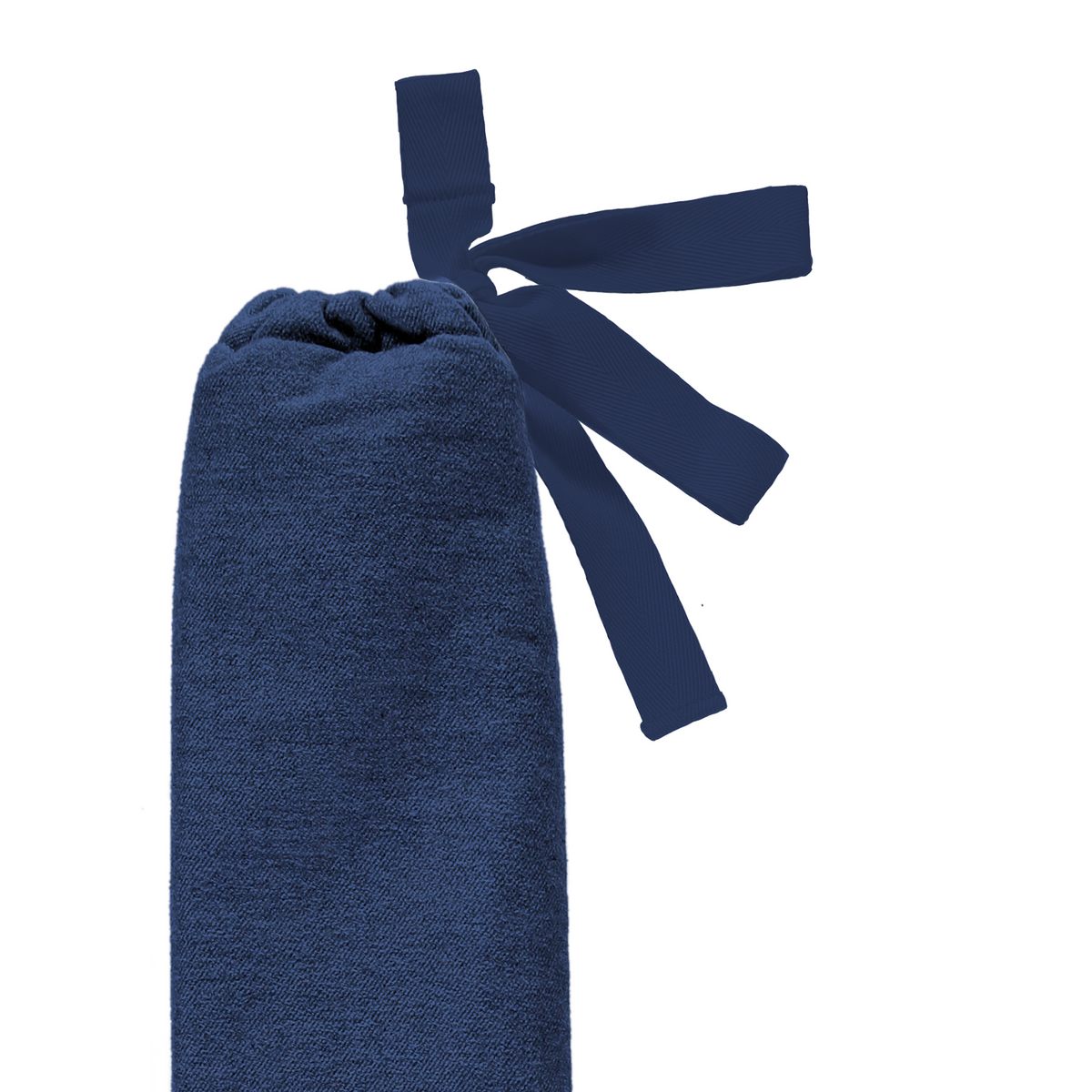 YUYU Brushed Cotton Hot Water Bottle in Navy