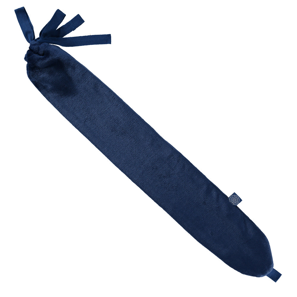 YUYU Luxury Fleece Hot Water Bottle in Navy