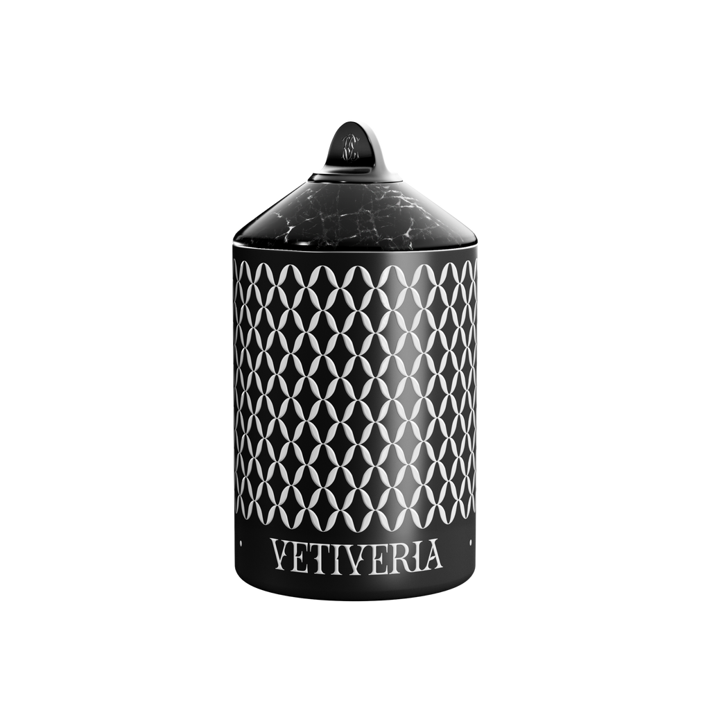 Commune Vetiveria Nox Candle + Black Marble Cover